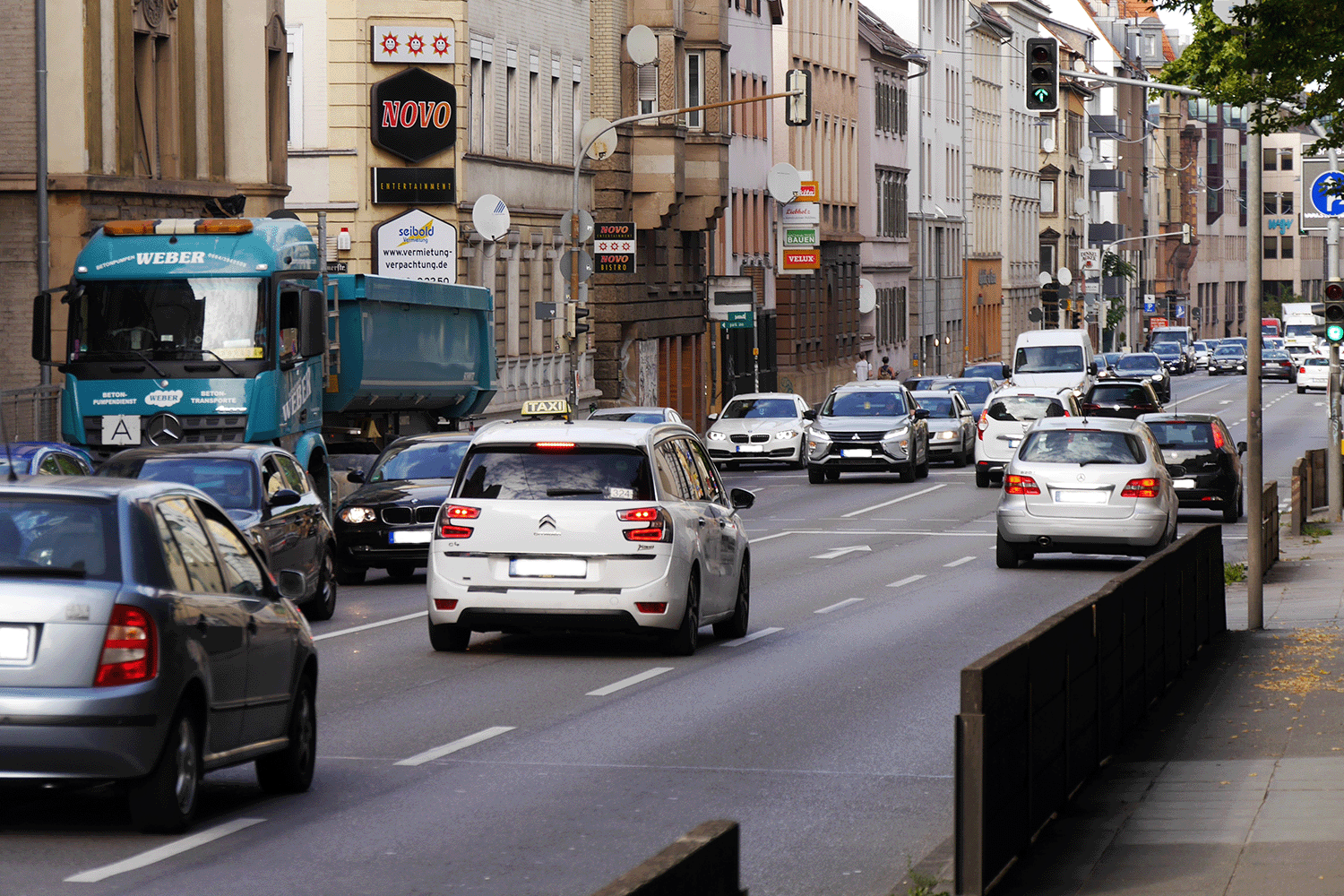 B14 vom Heslacher-Tunnel kommend