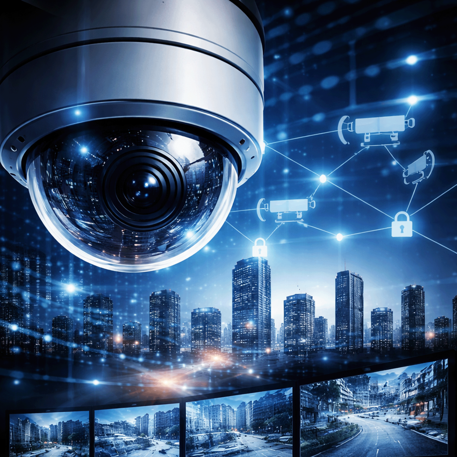 Symbolbild für Videoüberwachung (mit KI erstellt)