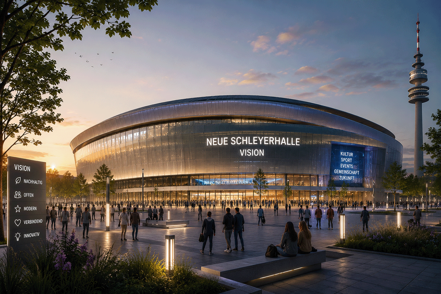 Symbolbild Vision neue Schleyerhalle